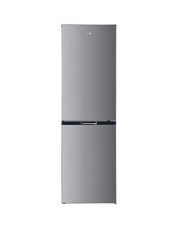 Hoover HOCH1T518EXK 60/40 Total No Frost Fridge Freezer, F Rated - Silver